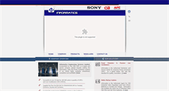Desktop Screenshot of informaticstt.com